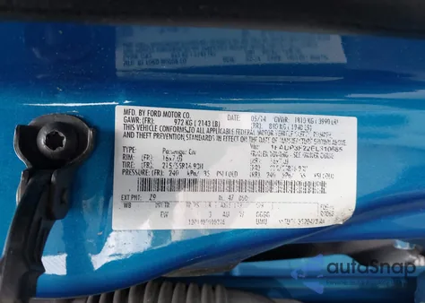 2014 Ford Focus Se z USA, uszkodzony, nr VIN 1FADP3F22EL310685